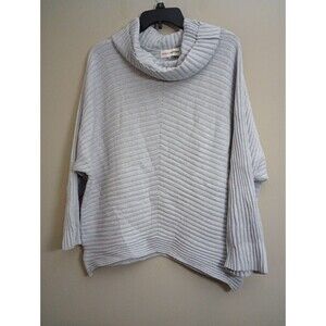 Colour Eighteen Cowl Neck Ribbed Sharkfin Hem Sweater Size XL
